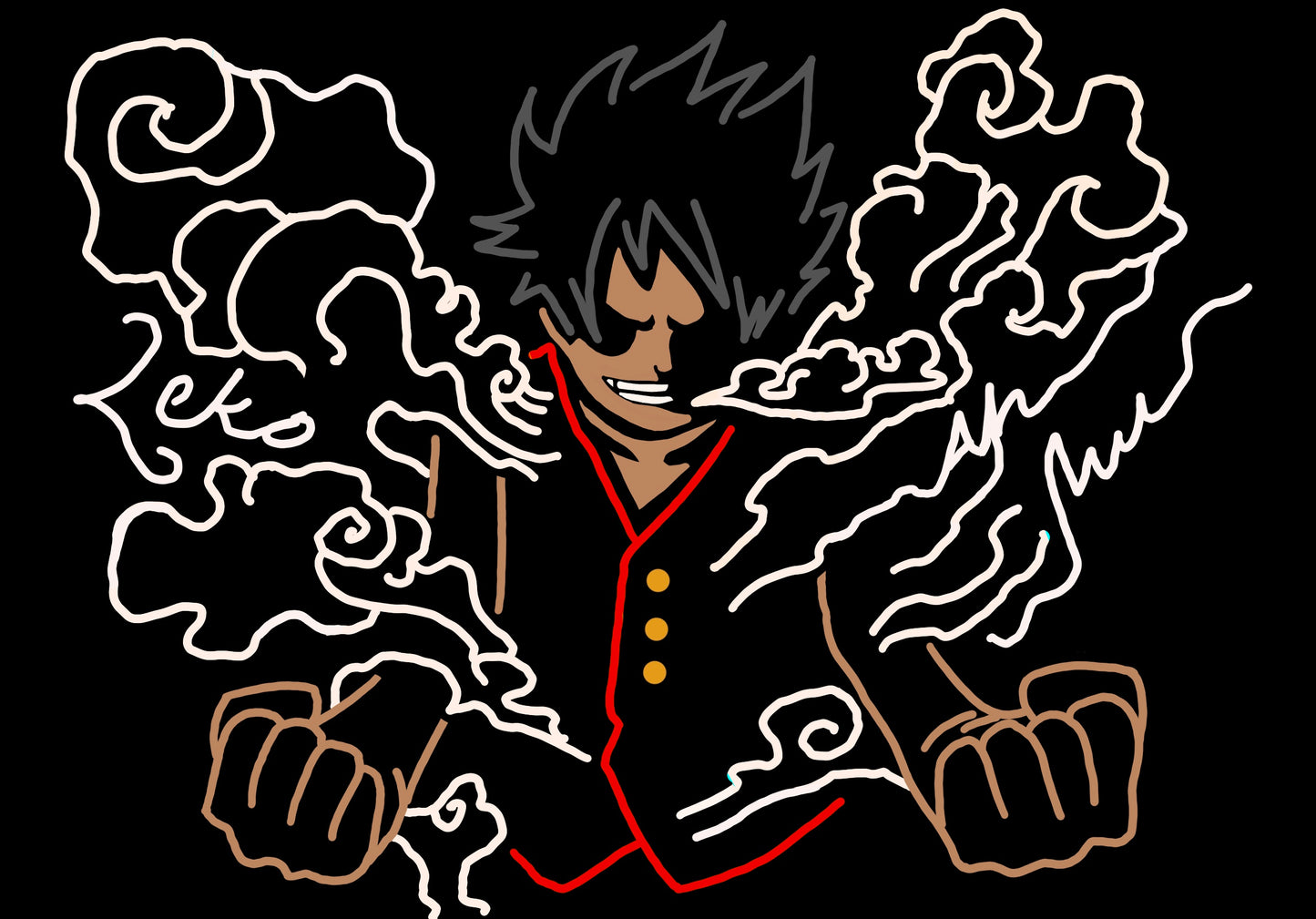 S2: LUFFY (GEAR2) TEE